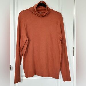 BP. Orange Turtleneck